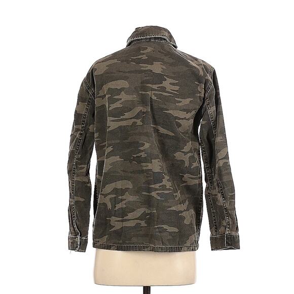 Topshop Camouflage print lightweight jacket size 2 Petite (chest 36) - Picture 10 of 10